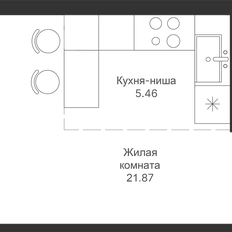 Квартира 32,1 м², студия - изображение 3