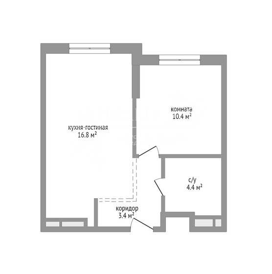 36 м², 2-комнатная квартира 16 790 000 ₽ - изображение 32