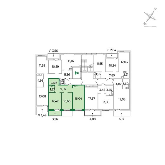 52 м², 2-комнатная квартира 9 152 000 ₽ - изображение 23