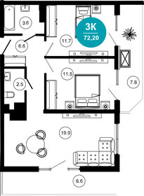 82 м², 3-комнатные апартаменты 80 000 000 ₽ - изображение 71