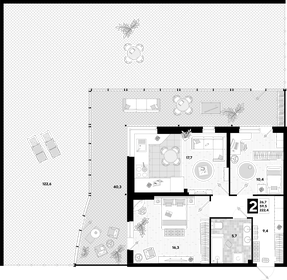 221,8 м², 3-комнатная квартира 32 183 180 ₽ - изображение 12