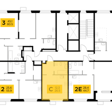 Квартира 26,5 м², студия - изображение 2