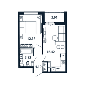 37 м², 1-комнатная квартира 7 500 000 ₽ - изображение 14