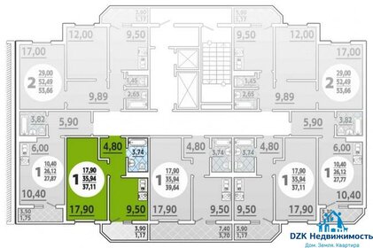 65,7 м², 3-комнатная квартира 7 199 000 ₽ - изображение 24