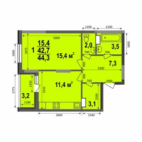 41,2 м², 1-комнатная квартира 4 490 800 ₽ - изображение 28