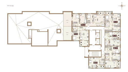 52,5 м², 2-комнатная квартира 4 700 000 ₽ - изображение 58