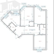 Квартира 109 м², 3-комнатная - изображение 2