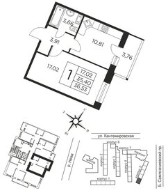 42,3 м², 1-комнатная квартира 12 248 090 ₽ - изображение 10