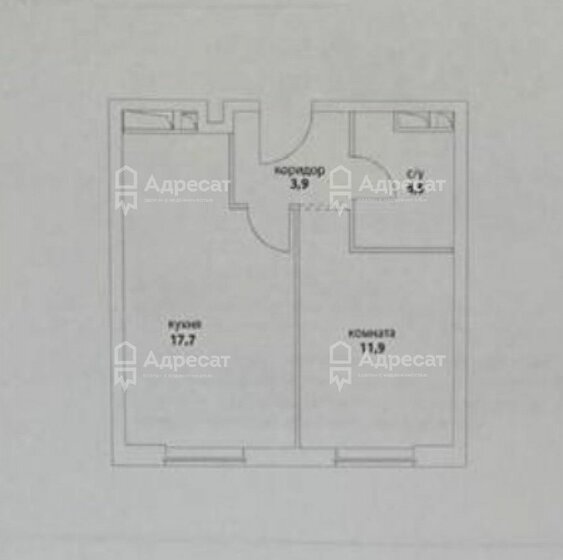 38 м², 1-комнатная квартира 18 900 000 ₽ - изображение 1