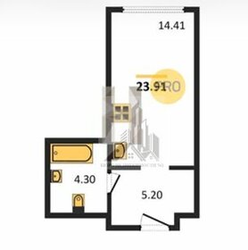 Квартира 23,9 м², студия - изображение 1