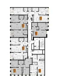 75,8 м², квартира-студия 21 634 200 ₽ - изображение 76