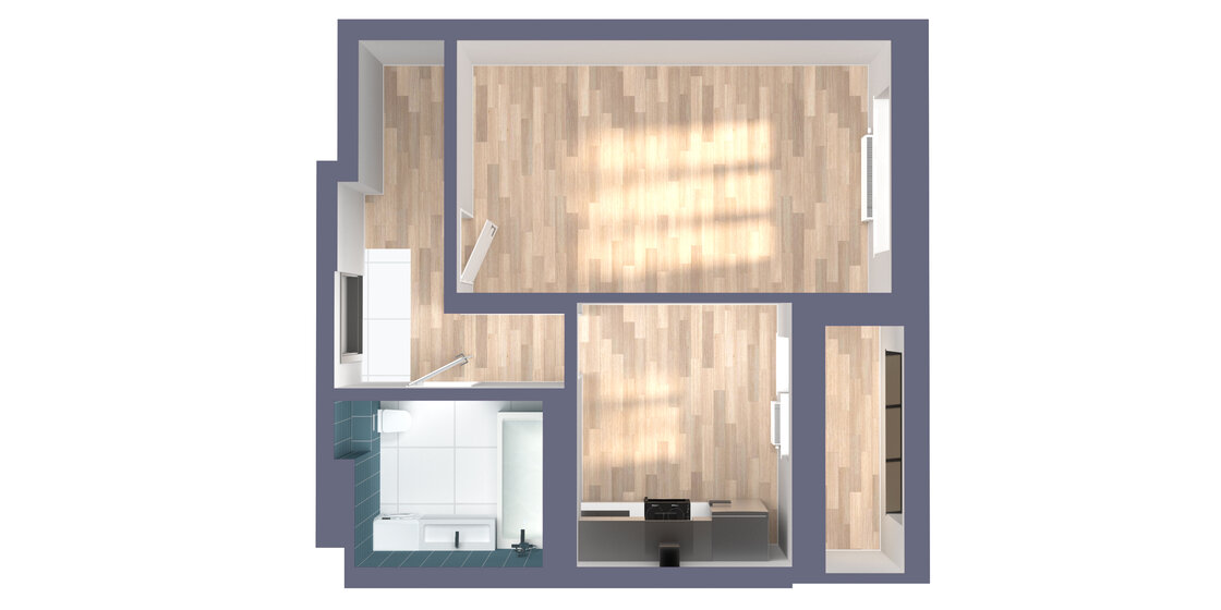 36,1 м², 1-комнатная квартира 10 754 820 ₽ - изображение 34