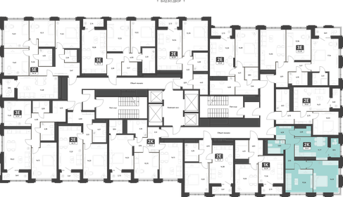 54,9 м², 2-комнатная квартира 7 805 000 ₽ - изображение 2