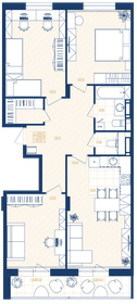 91,8 м², 4-комнатная квартира 13 337 200 ₽ - изображение 5