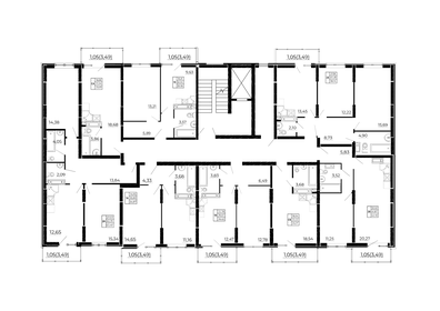 46 м², 2-комнатная квартира 4 100 000 ₽ - изображение 101