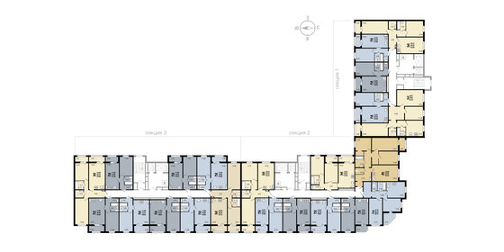 65,2 м², 2-комнатная квартира 6 587 220 ₽ - изображение 19