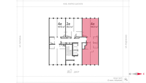 109,6 м², 3-комнатная квартира 60 378 200 ₽ - изображение 40