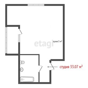 Квартира 33,1 м², студия - изображение 2