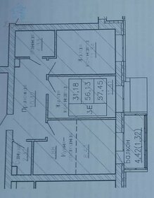 Квартира 57,5 м², 2-комнатная - изображение 3