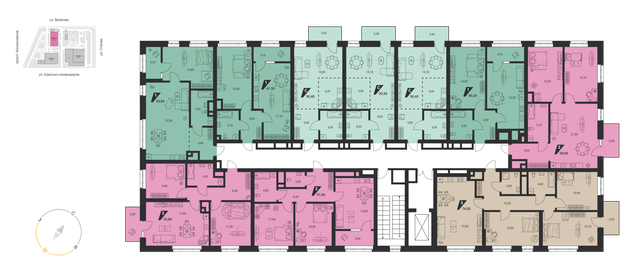 107,8 м², 3-комнатная квартира 18 300 000 ₽ - изображение 19