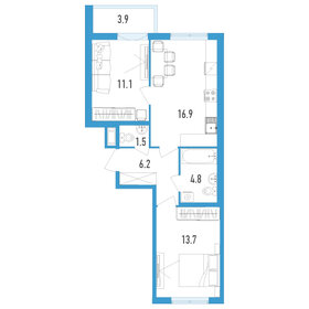 56,7 м², 2-комнатная квартира 8 505 000 ₽ - изображение 56