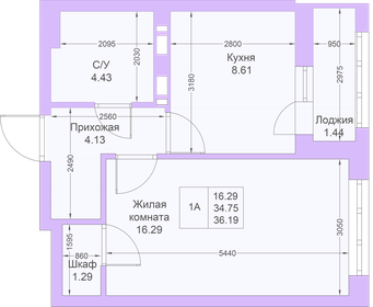 42,3 м², 1-комнатная квартира 7 000 000 ₽ - изображение 84