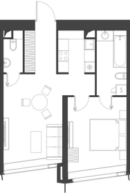 42,8 м², 1-комнатная квартира 28 500 000 ₽ - изображение 115