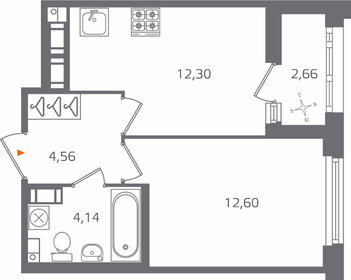 34 м², 1-комнатная квартира 9 250 000 ₽ - изображение 132