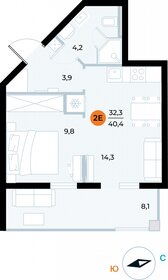 41,7 м², 1-комнатные апартаменты 10 800 487 ₽ - изображение 41