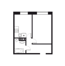 43,4 м², 2-комнатная квартира 9 730 288 ₽ - изображение 19