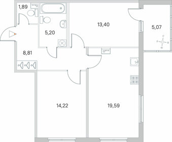 68 м², 2-комнатная квартира 14 381 243 ₽ - изображение 15