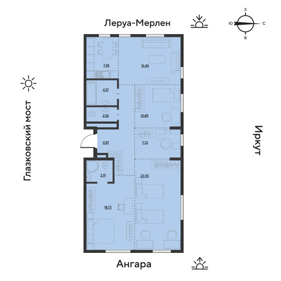 105,9 м², 5-комнатная квартира 11 914 875 ₽ - изображение 1