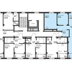 Квартира 79,5 м², 3-комнатная - изображение 3