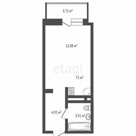 Квартира 28,4 м², студия - изображение 1