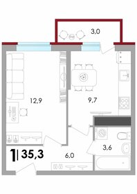 47,8 м², 2-комнатная квартира 4 150 000 ₽ - изображение 130