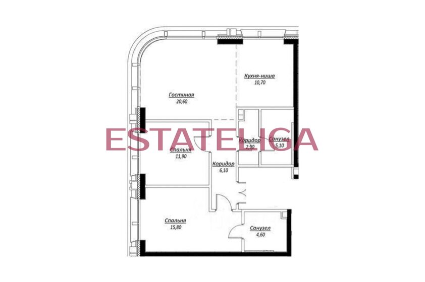 85 м², 3-комнатные апартаменты 64 000 000 ₽ - изображение 1