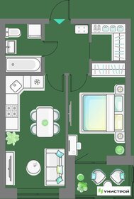 41,7 м², 1-комнатная квартира 10 062 000 ₽ - изображение 42