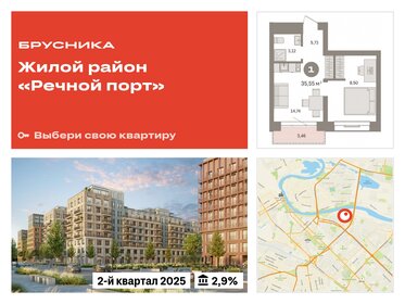 30 м², 1-комнатная квартира 3 550 000 ₽ - изображение 80