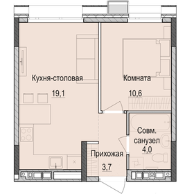 35,2 м², 1-комнатная квартира 3 990 000 ₽ - изображение 75