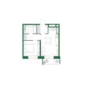 41,2 м², 1-комнатная квартира 8 038 404 ₽ - изображение 31