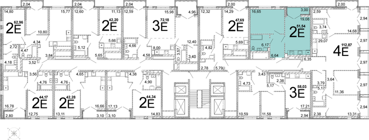 46,5 м², 1-комнатная квартира 7 163 907 ₽ - изображение 28