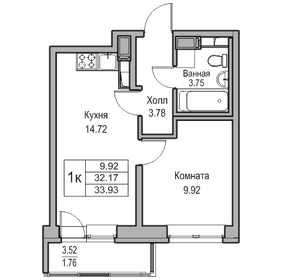 27,3 м², 1-комнатная квартира 7 365 000 ₽ - изображение 27