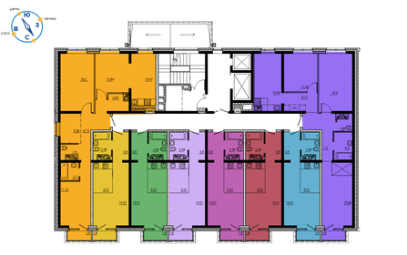 75,8 м², 3-комнатная квартира 6 950 000 ₽ - изображение 86