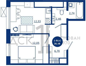 55,9 м², 2-комнатная квартира 22 682 598 ₽ - изображение 43