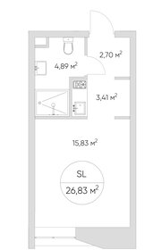 30,5 м², апартаменты-студия 10 900 000 ₽ - изображение 87