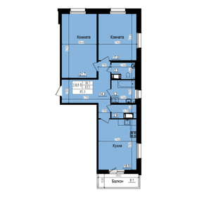 85,4 м², 2-комнатная квартира 16 375 284 ₽ - изображение 13