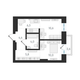 41,7 м², 2-комнатная квартира 8 550 000 ₽ - изображение 28