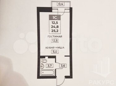 25,2 м², квартира-студия 3 800 000 ₽ - изображение 64