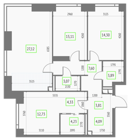 98,3 м², 3-комнатная квартира 49 894 920 ₽ - изображение 7