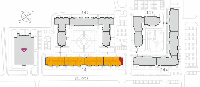 Квартира 64,6 м², 2-комнатная - изображение 2